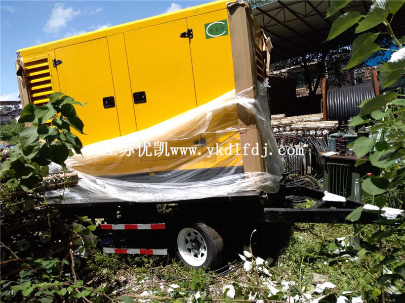 2020年8月5日，100KW玉柴靜音型移動(dòng)拖車交付廣西某水力電力公司使用