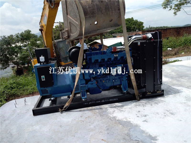 2020年8月25日，200KW玉柴發(fā)電機(jī)組交付廣西某木材廠使用