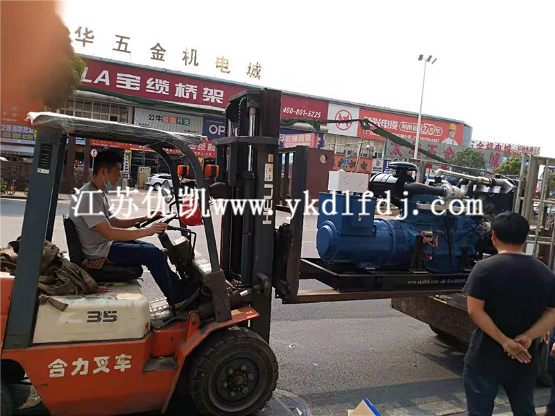 2021年3月29日，廣西養(yǎng)殖客戶來裝走1臺100KW濰柴發(fā)電機組