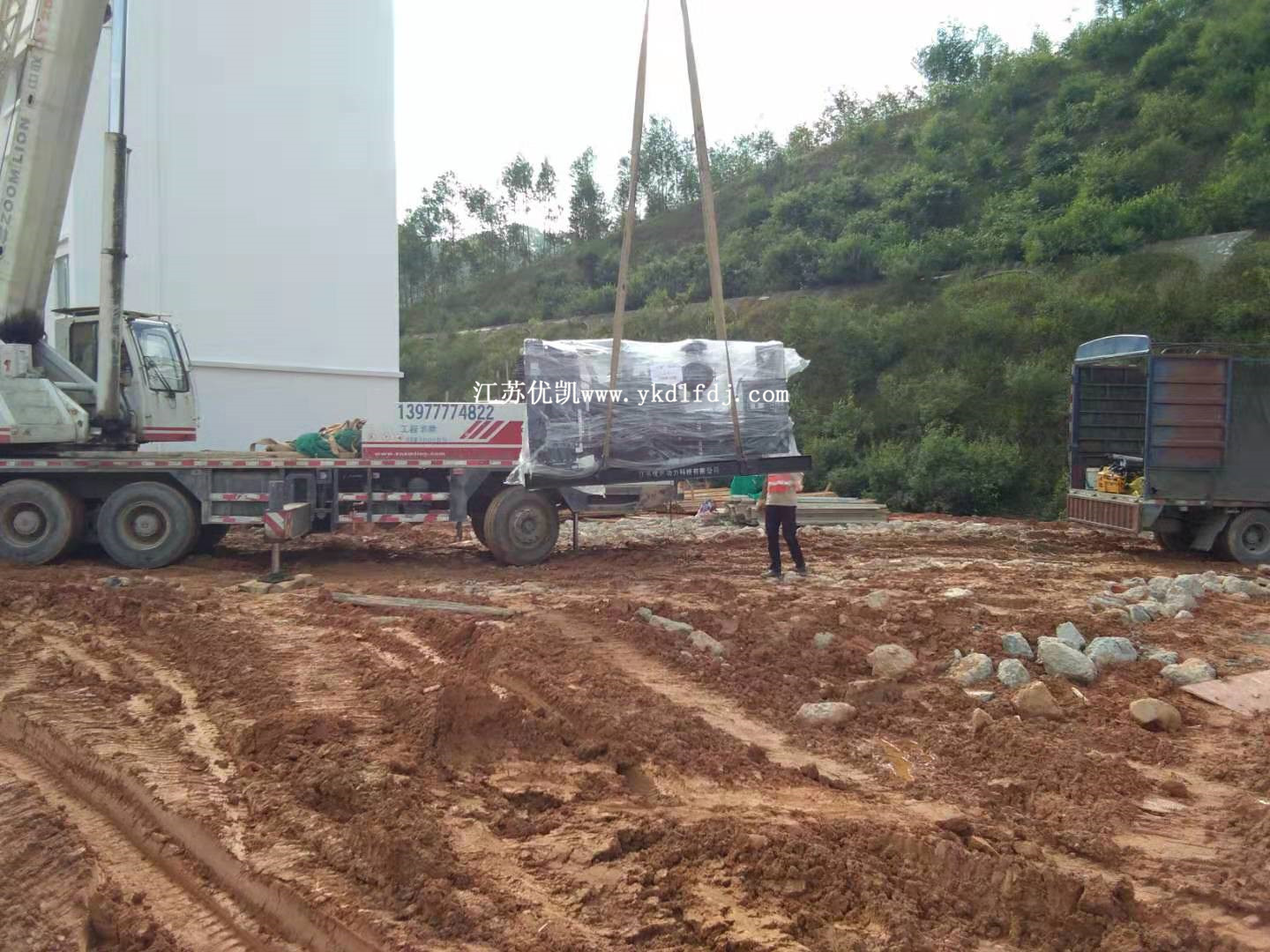 2021年11月07日，上柴250KW柴油發(fā)電機(jī)組交付廣西欽州項(xiàng)目