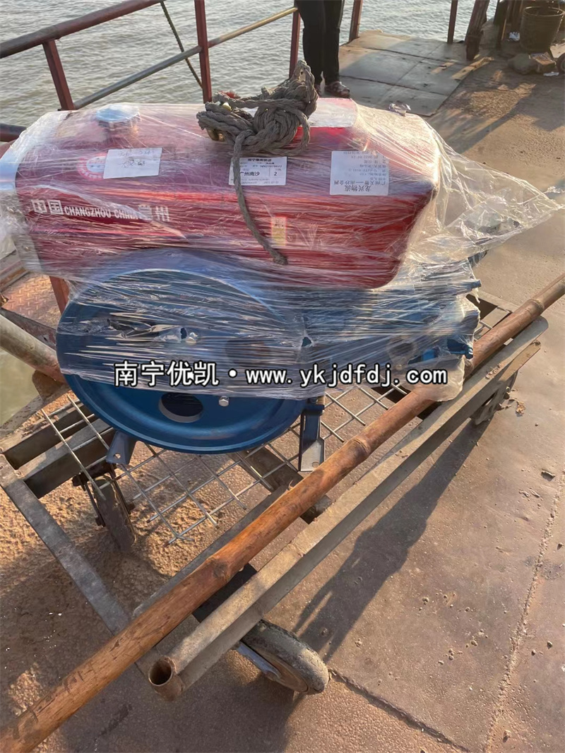 2022年7月27日，船用10KW單缸柴油發(fā)電機(jī)組發(fā)貨廣州南沙