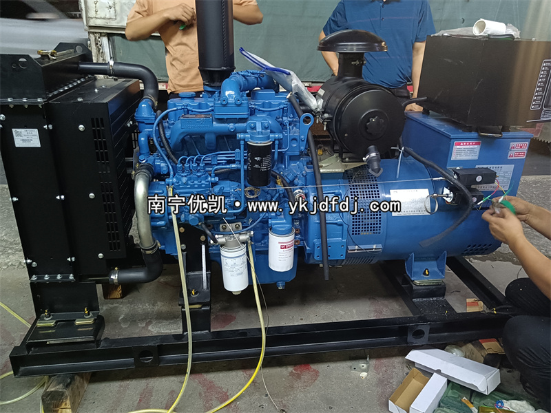 2023年5月23日，客戶到店自提一臺50kw玉柴柴油發(fā)電機(jī)組