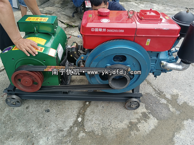 2023年6月23日，20kw單缸柴油發(fā)電機(jī)組試機(jī)發(fā)貨