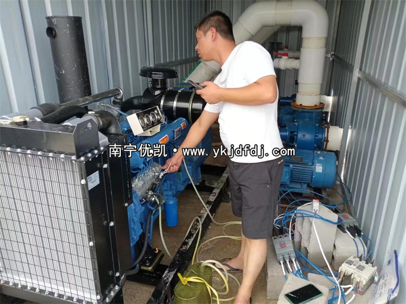 2023年6月16日，120kw濰坊雷納柴油發(fā)電機(jī)組送貨欽州養(yǎng)蝦場(chǎng)