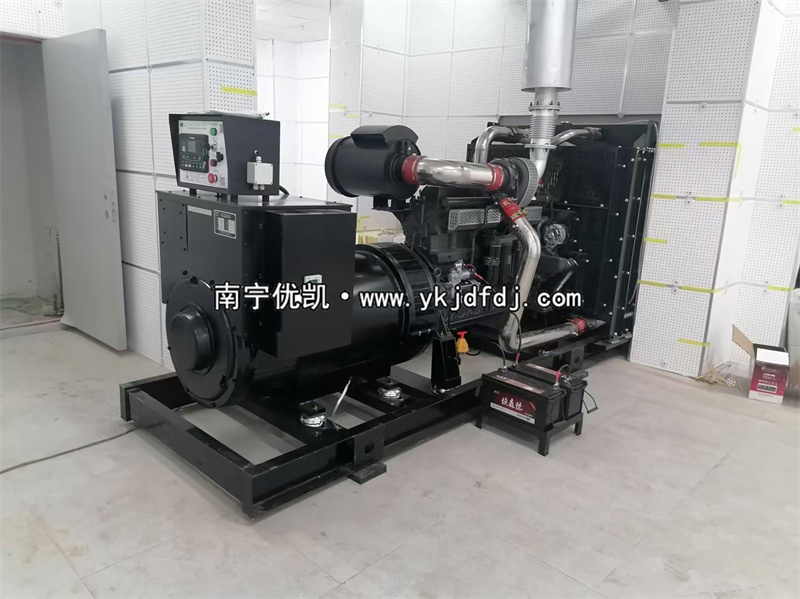 2024年11月17日，欽州項(xiàng)目500kw凱普柴油發(fā)電機(jī)組到貨安裝