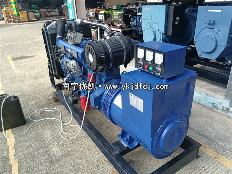 2025年7月25日，來賓項目120KW柴油發(fā)電機(jī)組試機(jī)并發(fā)貨