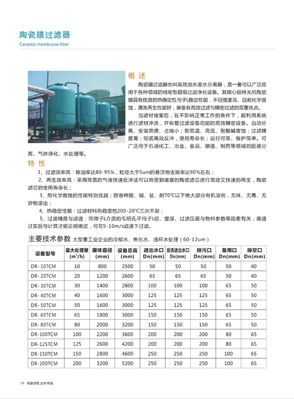 陶瓷膜過(guò)濾器