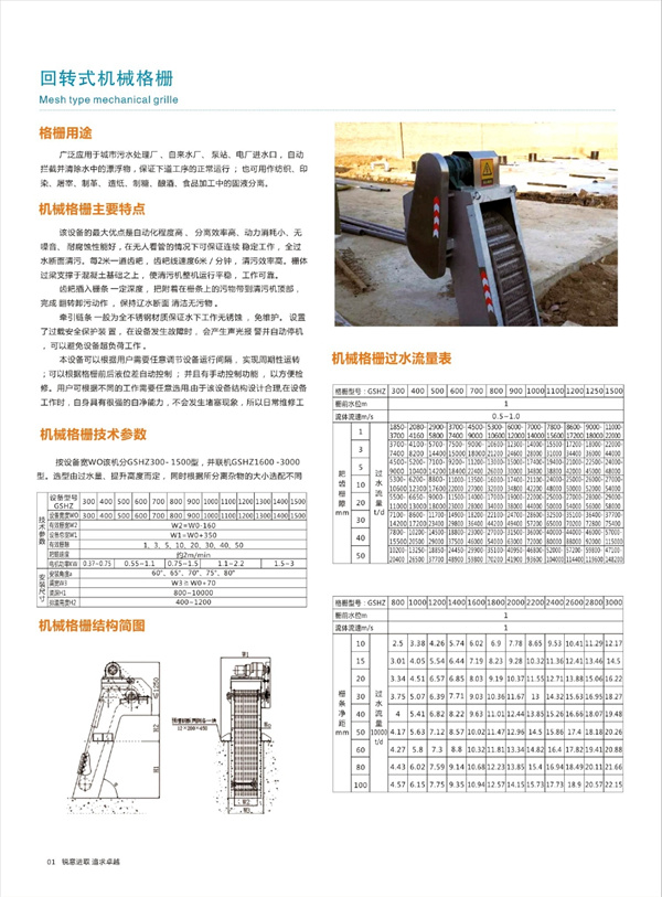 回轉式機械格柵